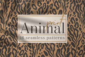 Animal Print Seamless Patterns