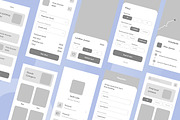 ecommerce Wireframe Apps, a Wireframe Template by INSPR STD (Thumbnail 4 of 6)