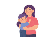 Mother and Child Moments Vector, a Person Illustration by CreartiveDesign (Thumbnail 7 of 10)