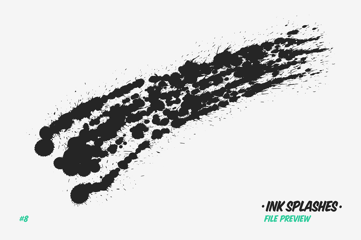 Texture Fabrik - Ink Splashes Vectors