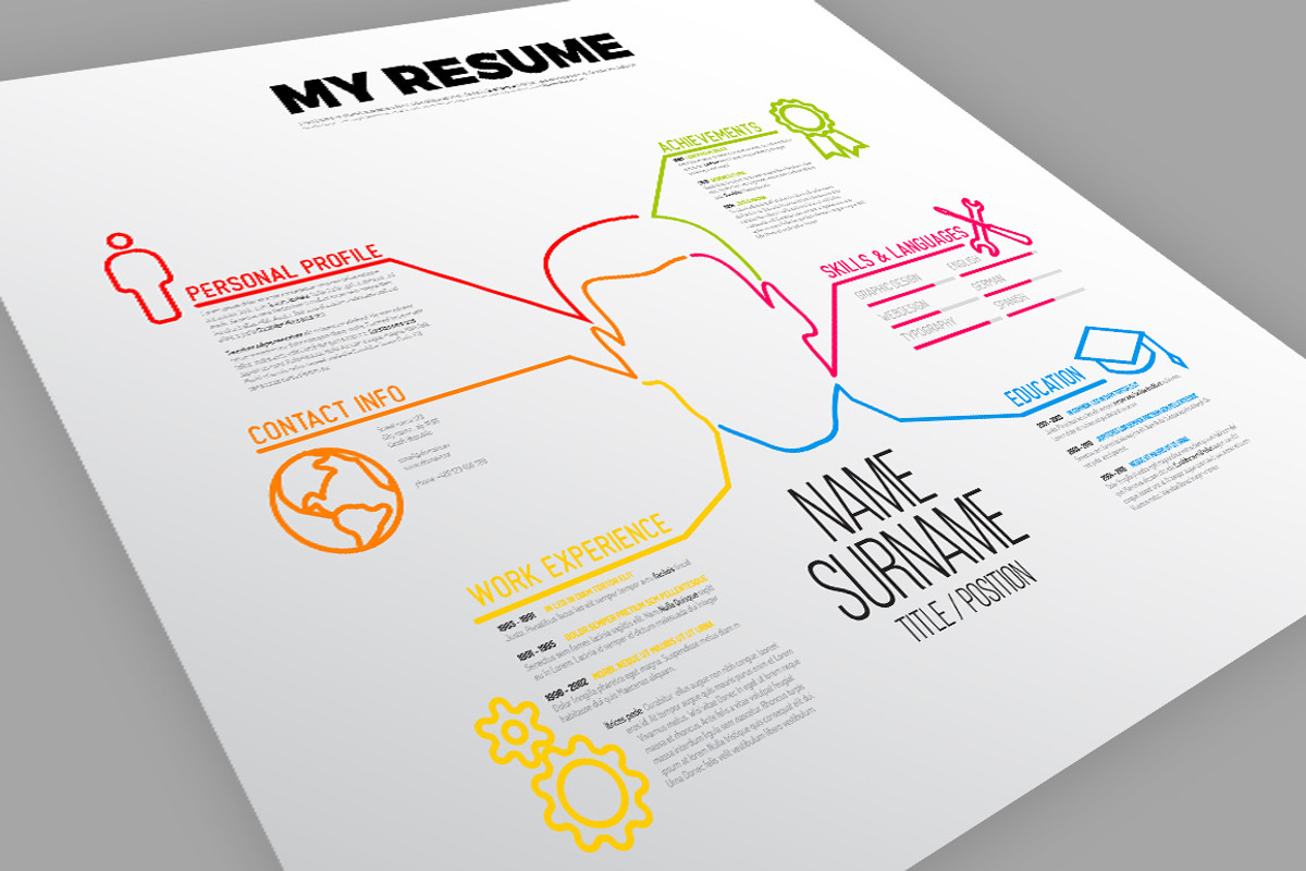Minimalist Resume Template, a Resume Template by Orson