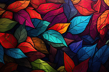Image of autumn-colored leaves for downloading as a wallpaper, p, a Nature Photo by José Manuel Gelpi
