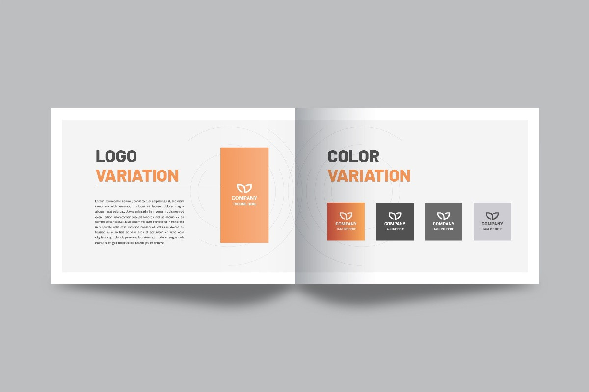 Landscape brand guideline brochure, a Brochure Template by Pavel_design (Photo 8 of 14)