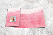 Pink Watercolor Funeral Program, a Brochure Template by Final Tribute (Thumbnail 4 of 4)