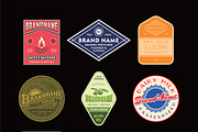 vintage logo, badge, insignia, label, a Branding & Logo Template by Brainware Graphic (Thumbnail 13 of 14)