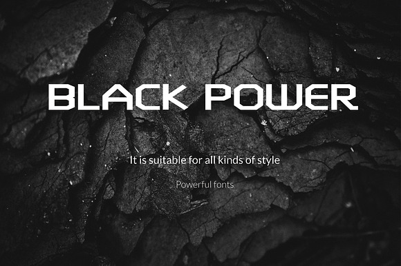 BLACK POWER-Font preview 4