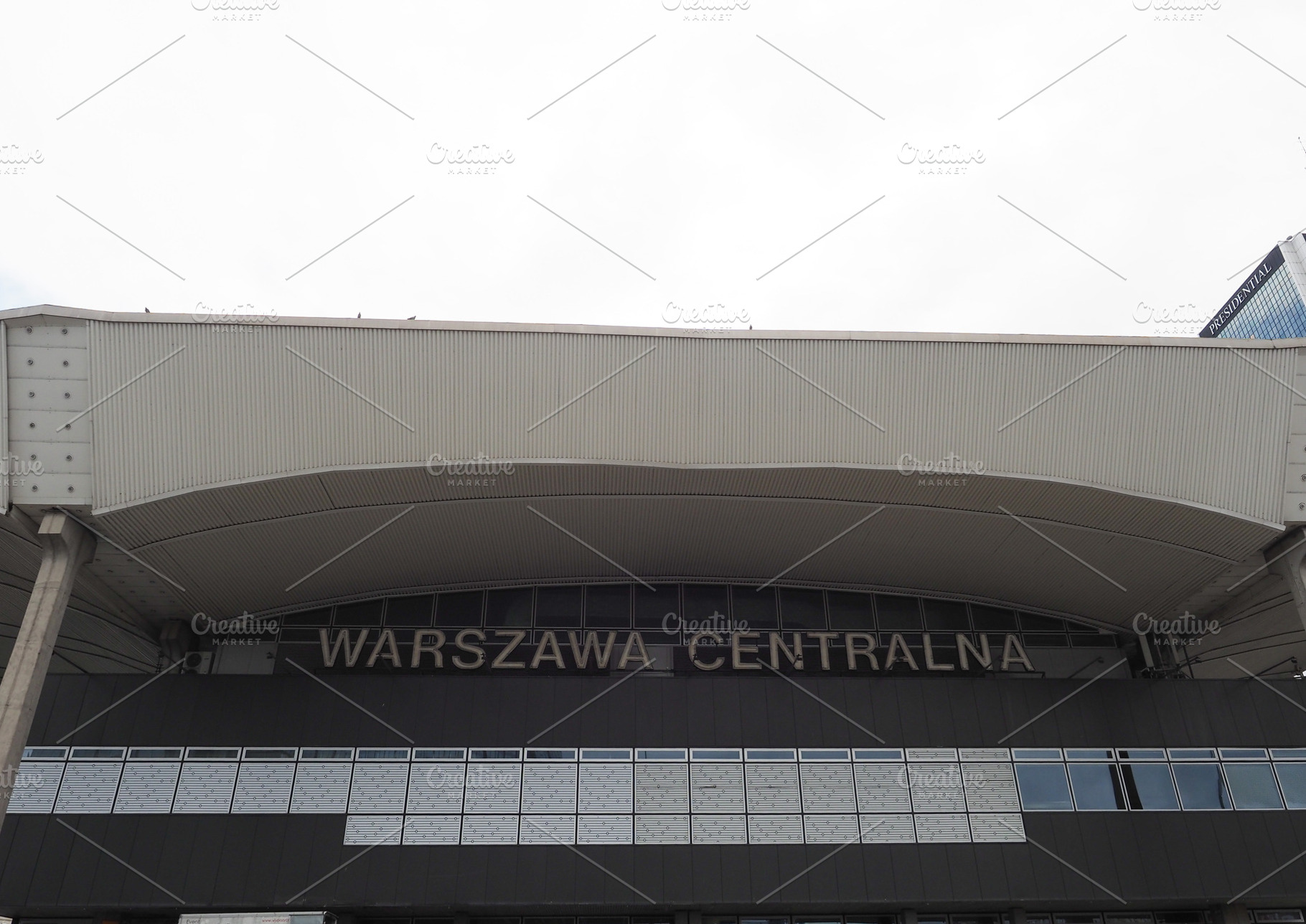 Warszawa centralna transl. Central Station in Warsaw, a Photo by WorldOfPhotos