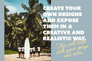 Tropical Surf Poster With Kids, a Product Mockup by McLittle Stock (Thumbnail 4 of 4)