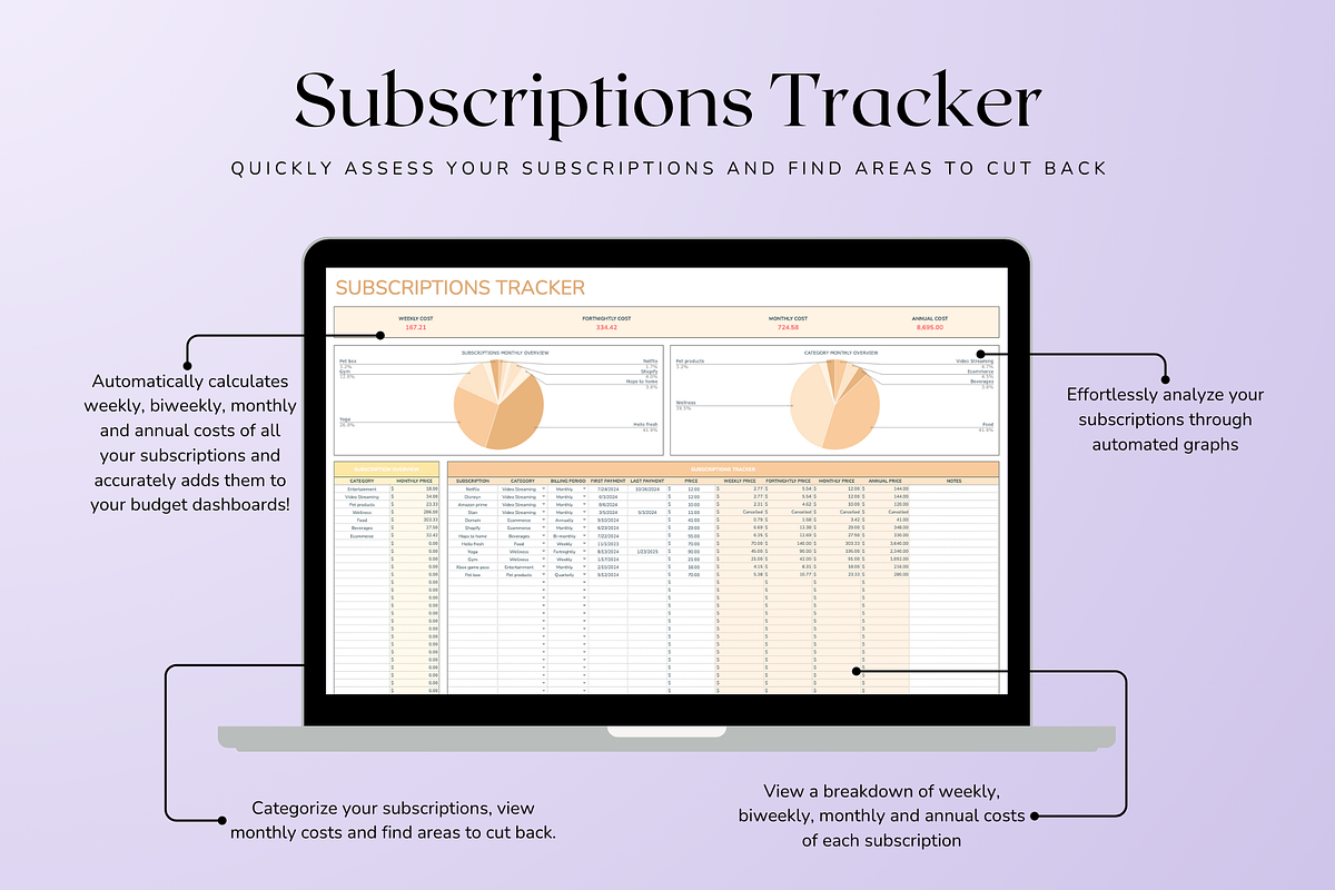 Ultimate Biweekly Budget - Pastel, a Templates & Theme by The Creative Plans co (Photo 7 of 10)
