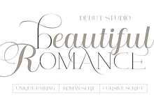 Beautiful Romance Font Duo