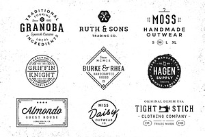 10 Logo/Badge Templates Vol.2