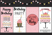 Party cards and flyers big set, a Decorative Illustration by Happiestsim (Thumbnail 6 of 13)
