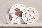 Songbirds graphic collection, a Decorative Illustration by Piñata (Thumbnail 9 of 10)