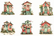 Watercolor Boho Summer Clipart, an Illustration by Designworld (Thumbnail 5 of 8)