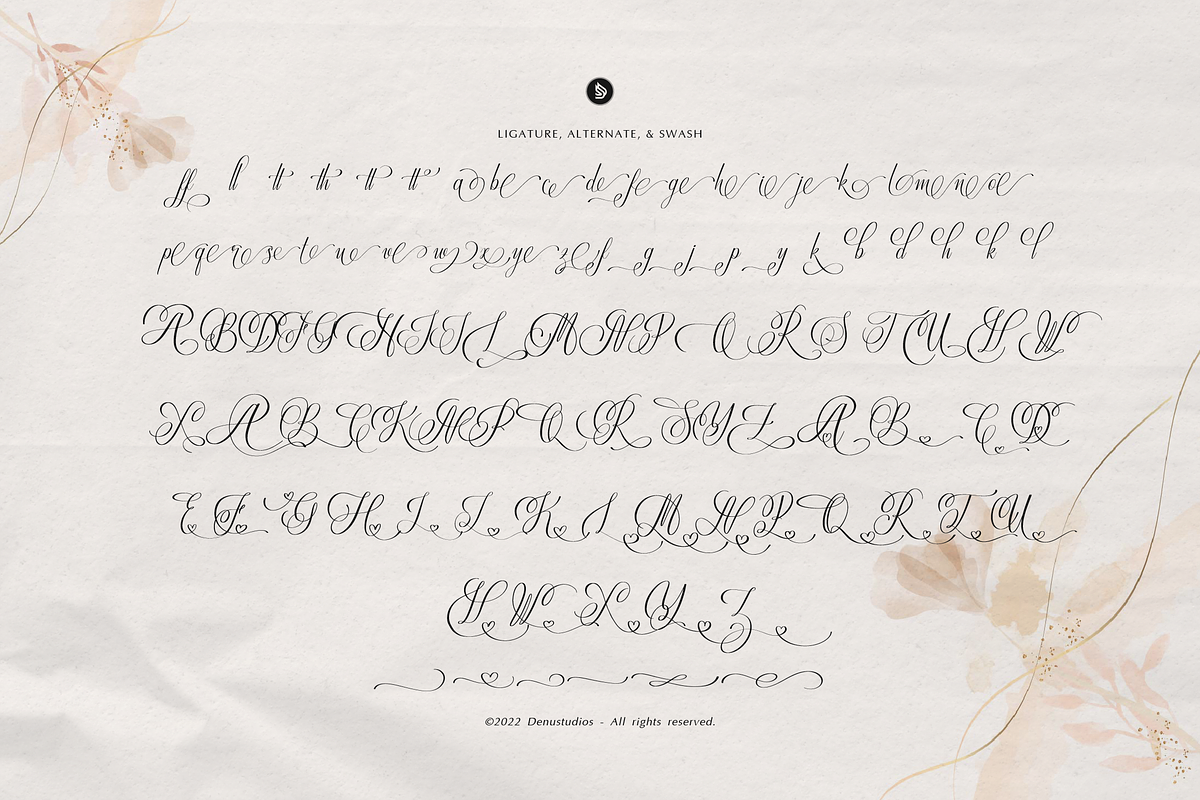 Defalliya | Wedding Calligraphy, a Script Font by Denustudios (Photo 12 of 12)