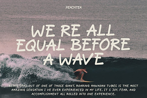 Peachtea Modern Handwritten Font