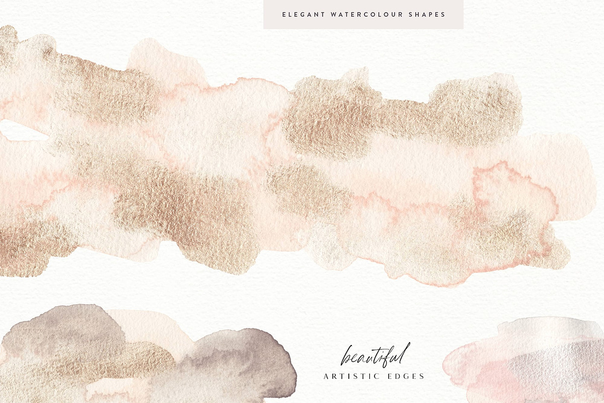 Heartful watercolor textures, a Texture Graphic by eclosque (Photo 3 of 9)