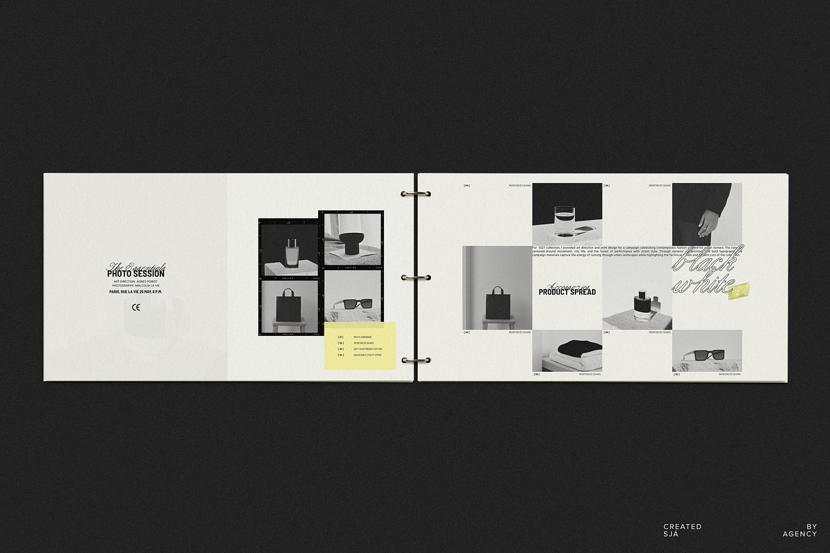 HALLA • Fashion Lookbook Template, a Marketing Template by Sjá Agency (Photo 7 of 9)