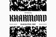 Kharmond Blackletter Font, a Blackletter Font by Maulana Creative (Thumbnail 1 of 8)