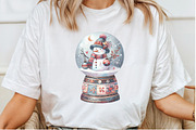 Christmas Snowman Globe Clipart Bund, an Illustration by Rose Art (Thumbnail 2 of 5)
