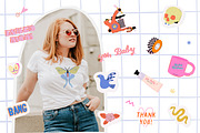 Trendy Girls Tattoo Studio Clipart, a Graphic by Ruslana Lubenets (Thumbnail 11 of 12)
