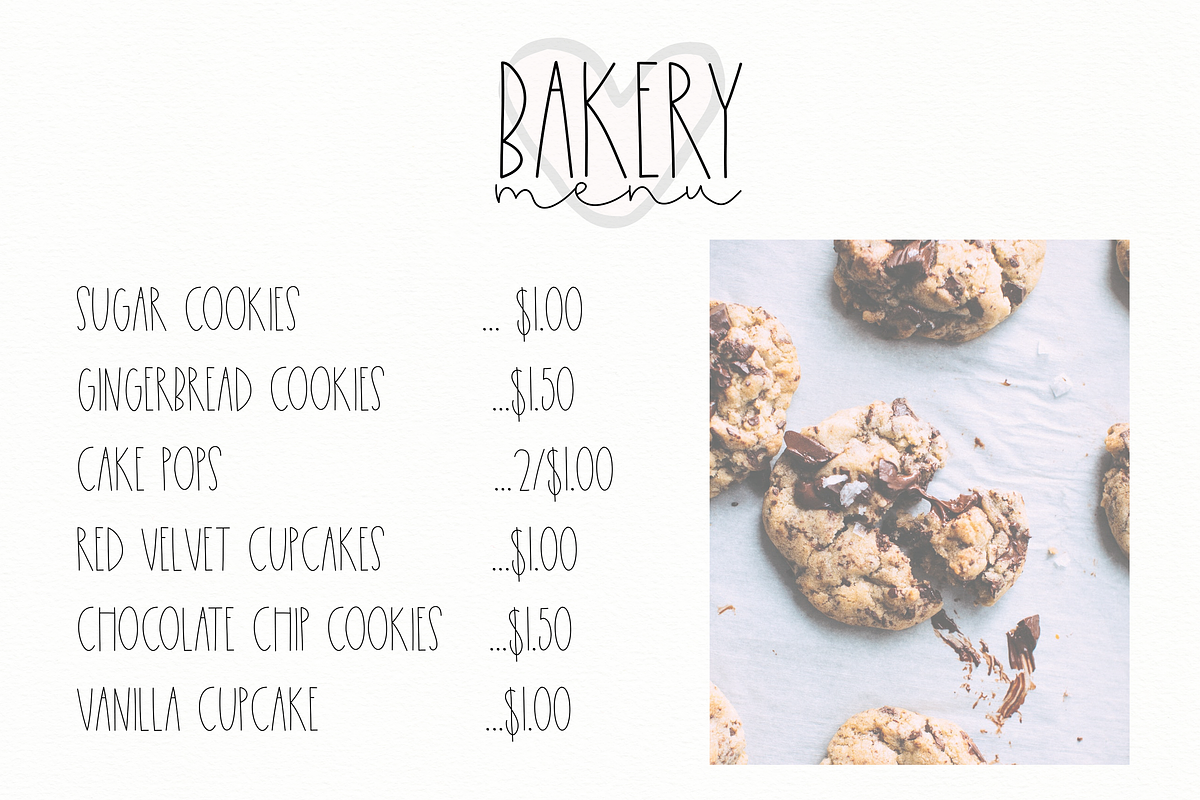 Gingerbread Cookies - A Font Duo preview 3