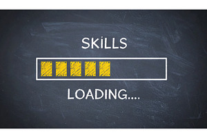Skill loading progress bar on a, a School & Education Photo by Igor Tichonow