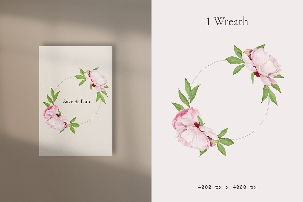 -30% Watercolor Peony Collection, an Object Illustration by bloomscape (Photo 9 of 10)