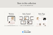 Kajabi Link in Bio Page Template, a Landing Page Template by Pixel & Flow (Thumbnail 9 of 9)