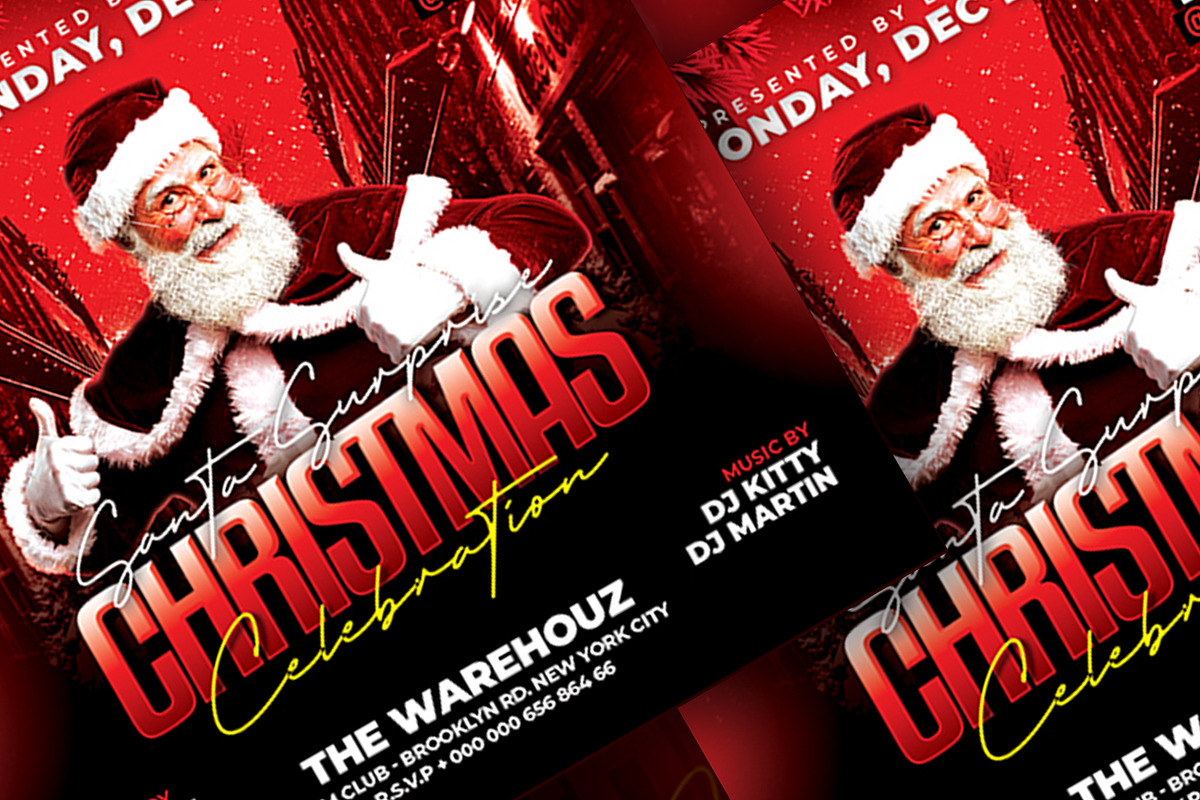 Christmas Flyer Template, a Flyer Template by Artonix (Photo 3 of 3)