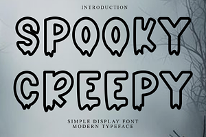 Spooky Creepy, a Script Font by FreshTypeINK