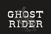 Ghost Rider, a Font by Pale Horse (Thumbnail 2 of 6)