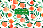 Sicilian orchard - seamless pattern, a Pattern Graphic by Katerina Tova (Thumbnail 1 of 11)