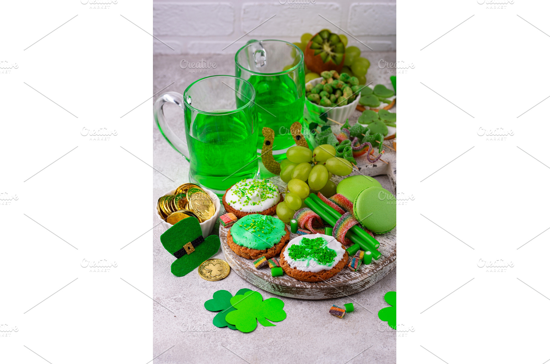 St. Patricks Day party food, green, a Food & Drink Photo by Yulia Furman