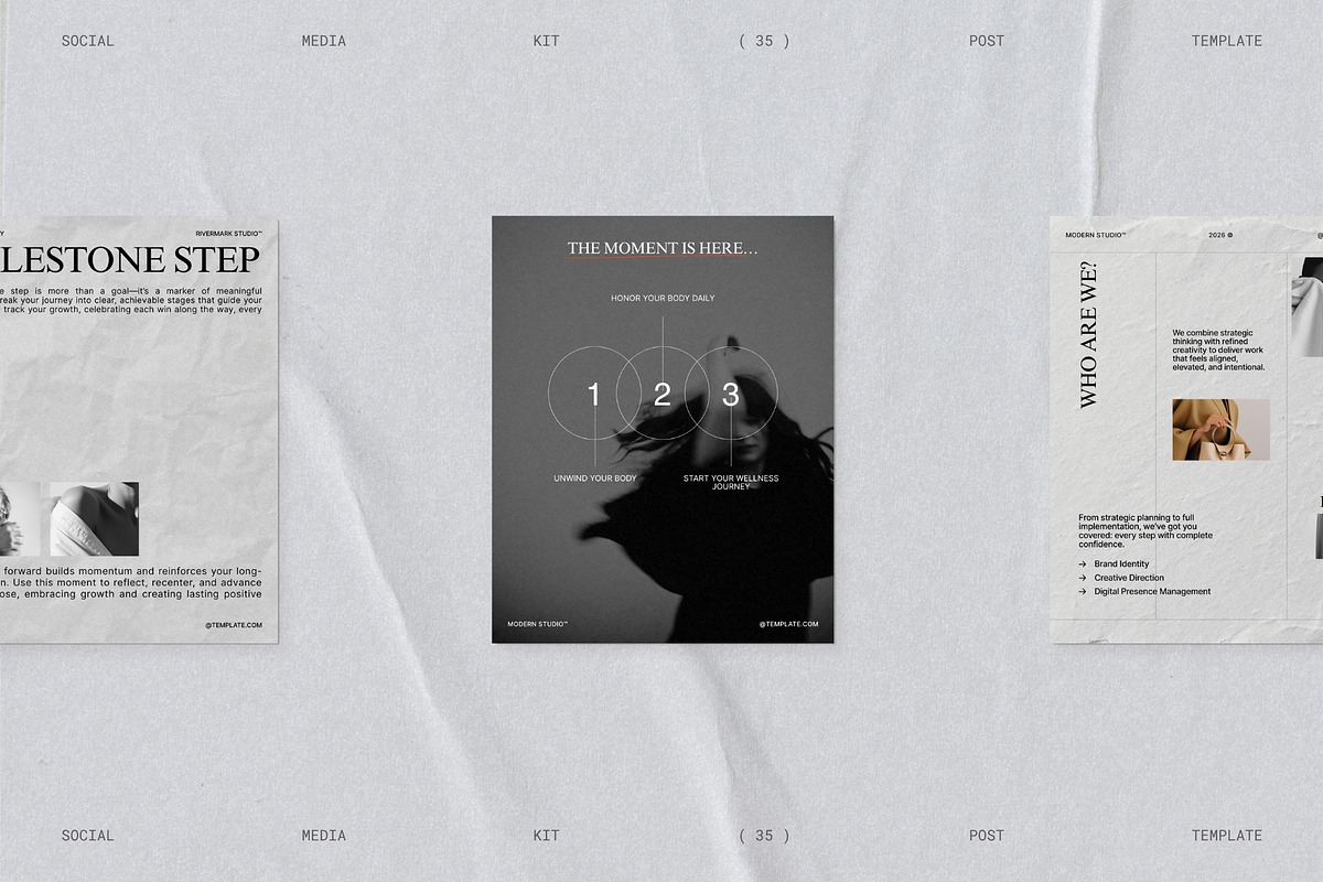 RIVA | Instagram Post Template (I), a Social Media Template by Prapti Design (Photo 8 of 10)