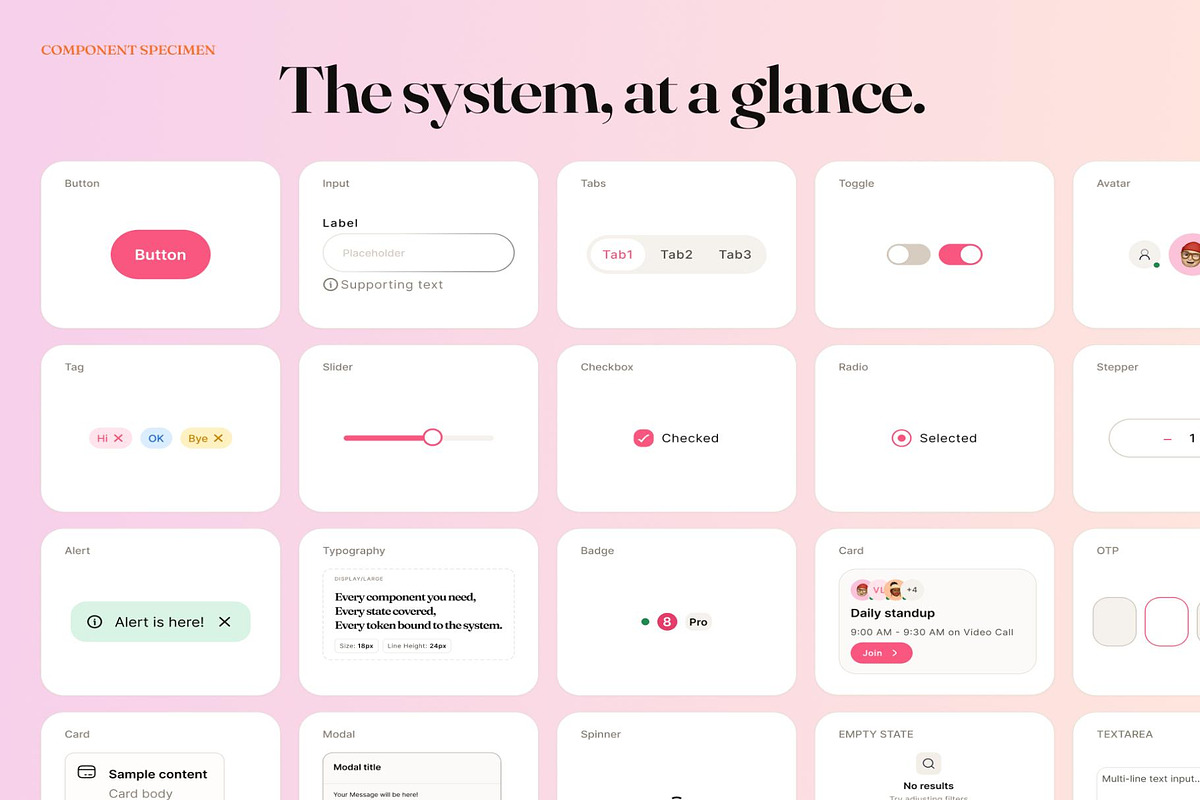 Velar Design System, an UI Kit Template by Creative Perspective (Photo 5 of 6)