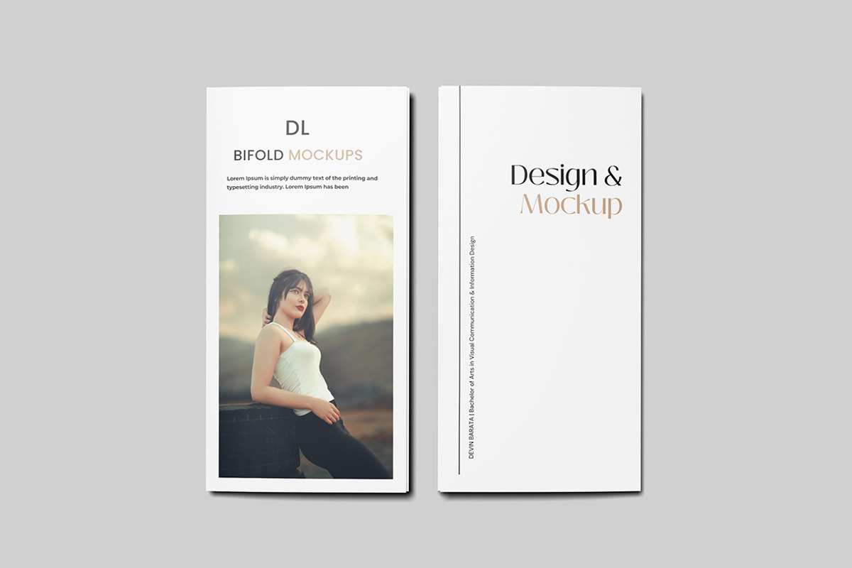 DL Bifold Mockup, a Books & Magazine Mockup by mahhyud (Photo 5 of 7)