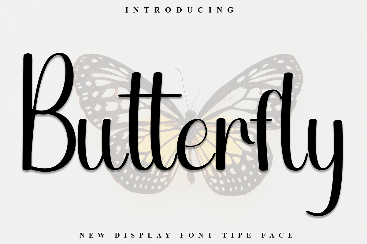 Butterfly, a Handwritten Font by InermediaSTUDIO (Photo 1 of 8)