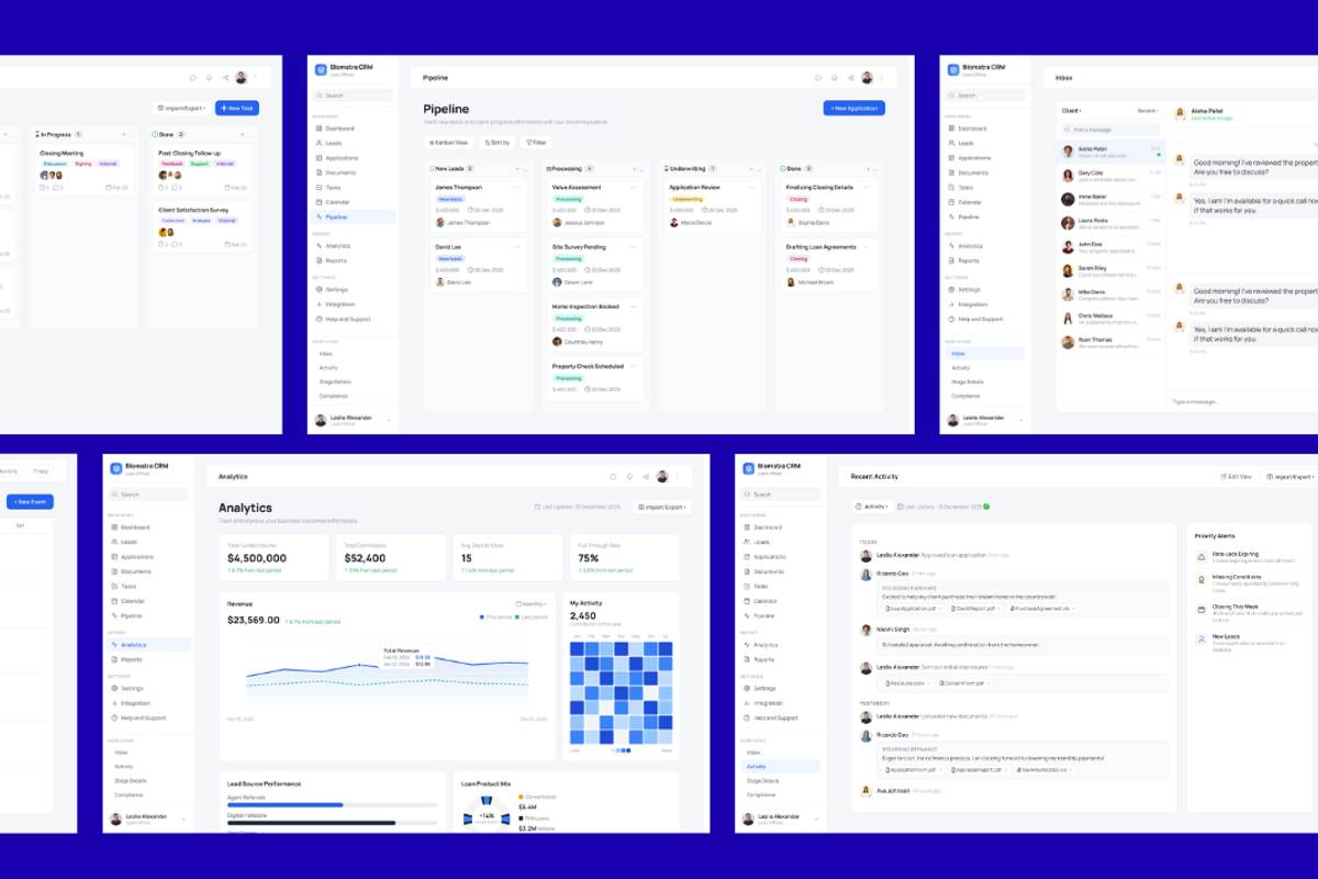 Bloom - CRM Dashboard Figma, an UI Kit Template by Hammad Arif (Photo 3 of 4)