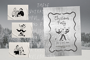 Christmas People: 50 Line Art, a Person Illustration by Veyla (Thumbnail 10 of 14)