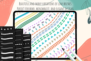 Procreate Boho Line Brushes, a Brushes & More by HopeArtIllustration (Thumbnail 5 of 5)