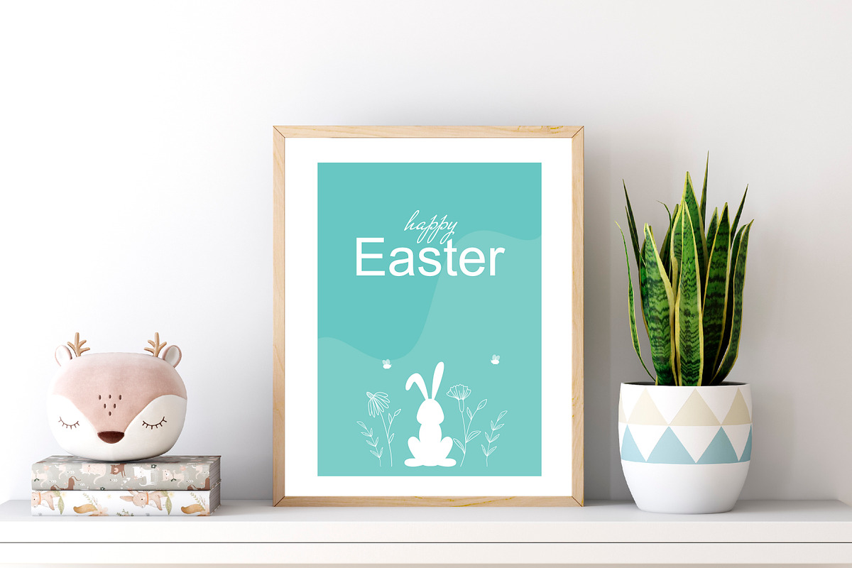 Happy Easter flyers set, a Card Template by Tati_Kli (Photo 2 of 4)