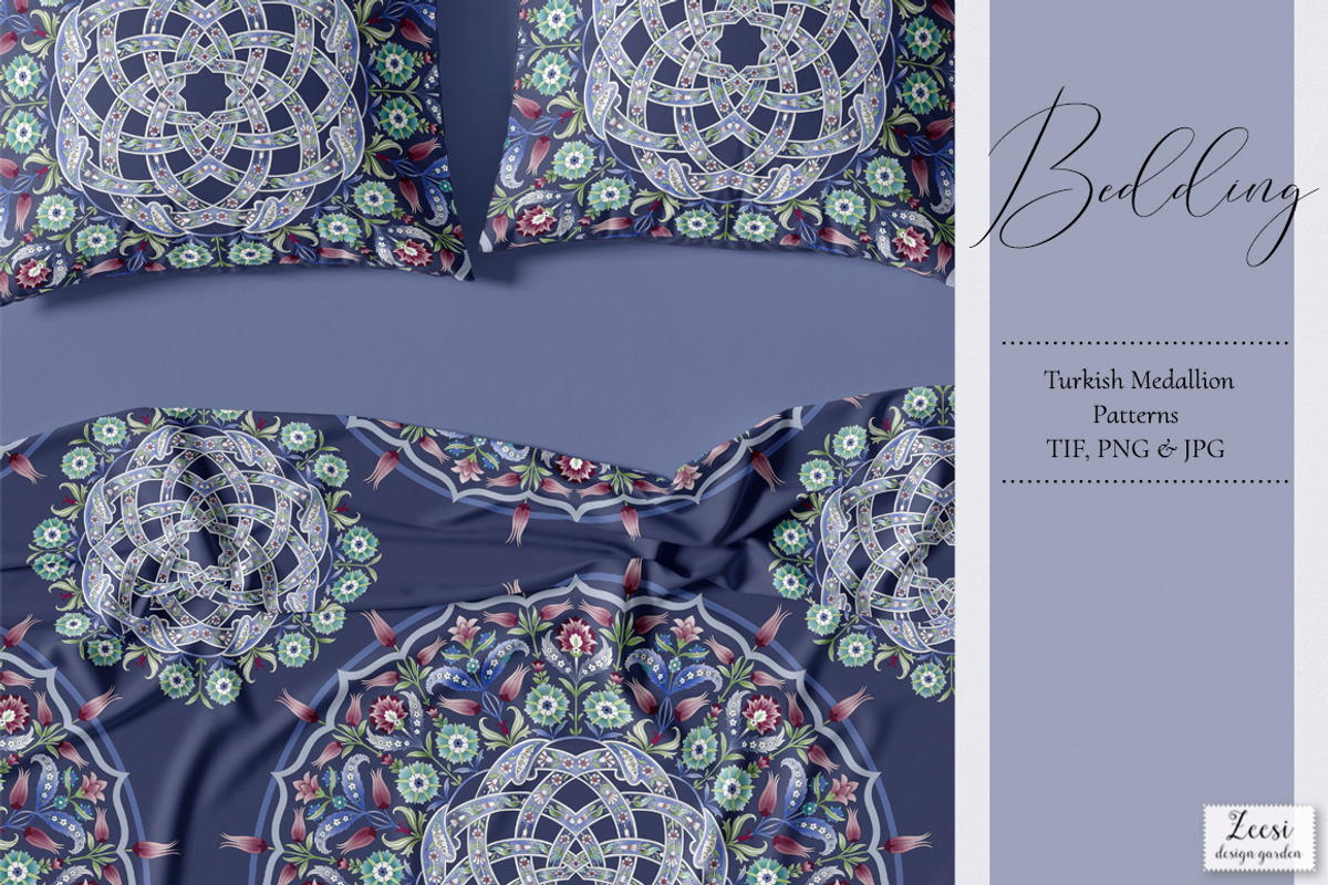 Turkish Medallion Patterns & Motifs, a Pattern Graphic by Zeesi Design Garden (Photo 8 of 10)