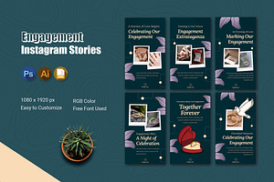 Celebrate Engagement Instagram Story, a Social Media Template by Esensifiksi.studio