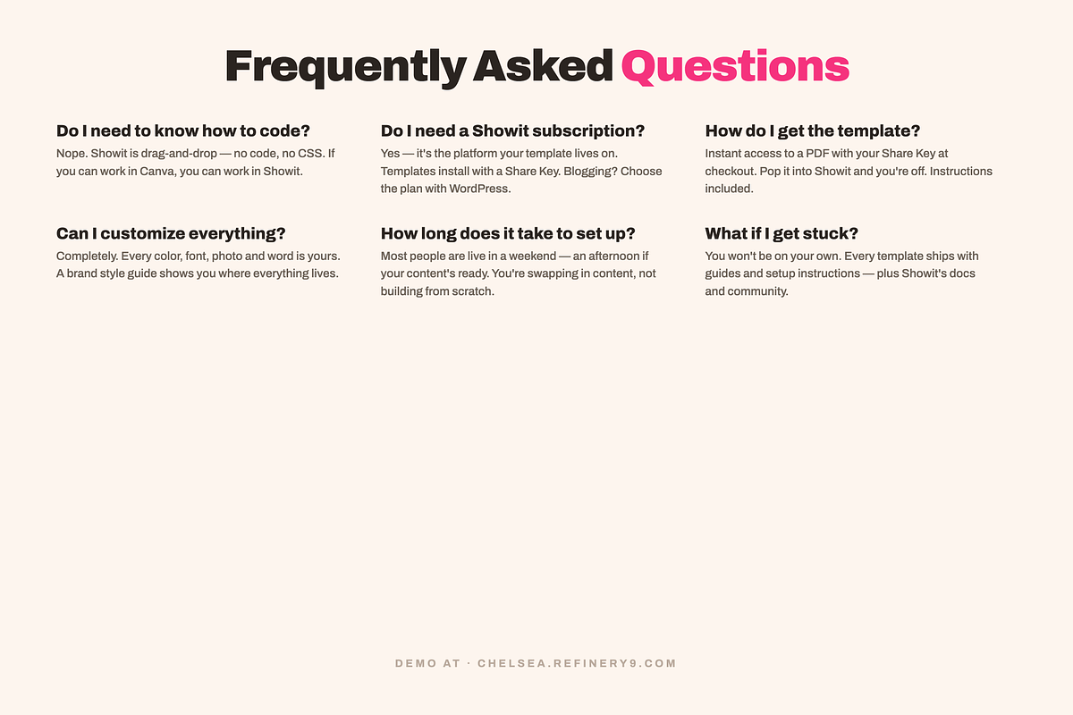 Chelsea | Showit Template, an App Template by Refinery Nine Co. (Photo 8 of 9)