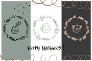 Christmas Clip Art & Lettering, a Decorative Illustration by kite-kit (Thumbnail 10 of 10)