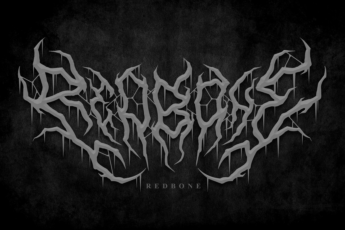 Onerock | Black Metal Font Vol.6, a Blackletter Font by Madhaline Studio (Photo 5 of 18)