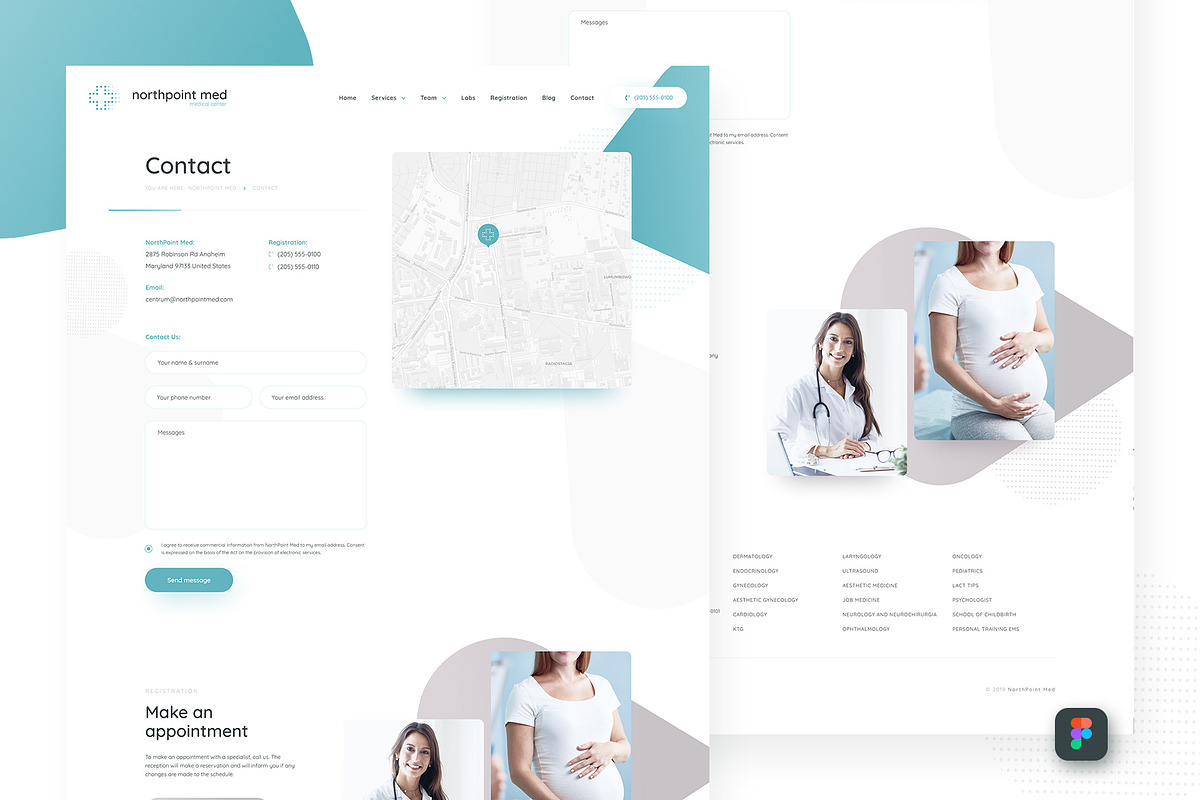 Medical Figma UI Templates, an UI Kit Template by FreshPixels (Photo 11 of 14)