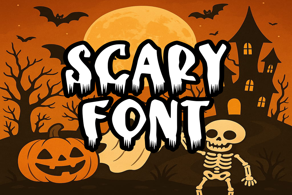 HALLOWEEN - Spooky Dripping Font, a Sans Serif Font by KiddoGlyphs Studio (Photo 3 of 3)