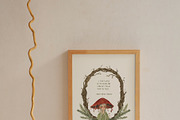 MUSHROOMCORE watercolor forest, a Seasonal Illustration by LiChu Art (Thumbnail 9 of 17)